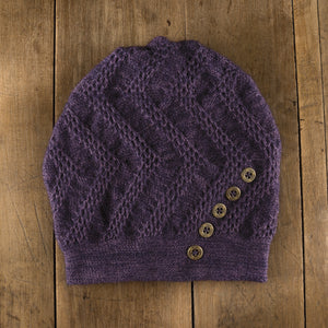 Aries 5-Button Hat in orchid