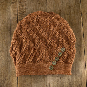 Aries 5-Button Hat in honey