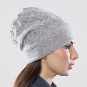 Women's winter Alexsis Simple Hat shown in the colour cloud.