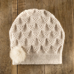 Alexsis Pom Hat in linen