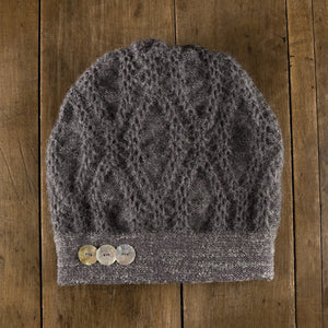 Pavo Button Hat in slate