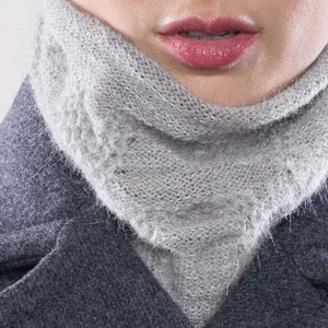 Women's winter Chevron Collar shown in the colour cloud.