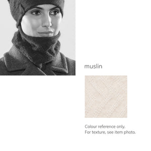 Women's winter Aries Collar shown in the colour muslin.