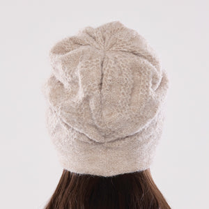 Women's winter Clendenan Toque shown in the colour butterscotch.